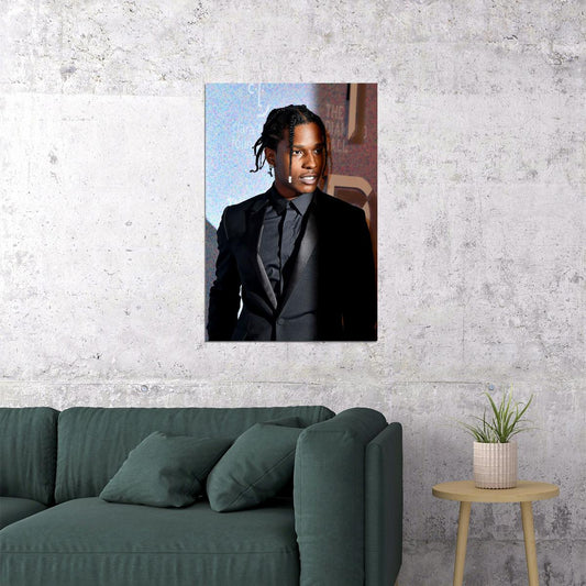 Asap Rocky American Rapper Music Singer Star Musician Poster Wall Art Print Home Wall Decor - xonomax