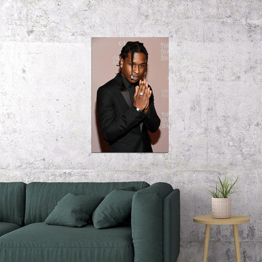 Asap Rocky American Rapper Music Singer Star Poster Wall Art Print Home Wall Decor - xonomax