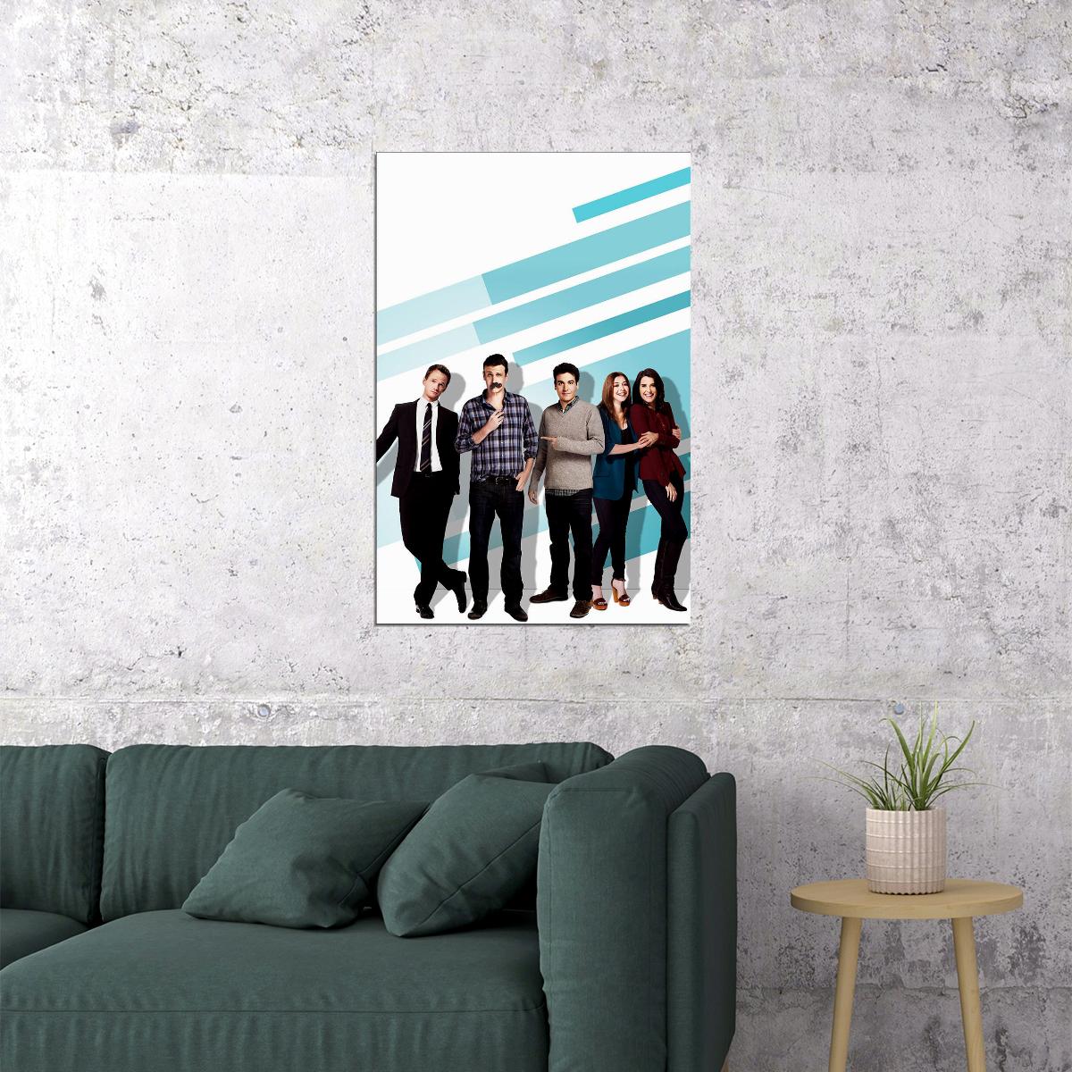 How I Met Your Mother Tv Series Show Actor Comedy Poster Wall Art Print Home Wall Decor - xonomax