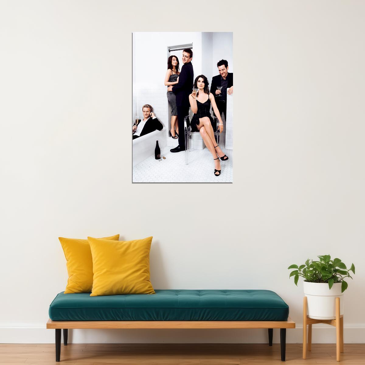How I Met Your Mother Tv Series Show Actor Poster Wall Art Print Home Wall Decor - xonomax