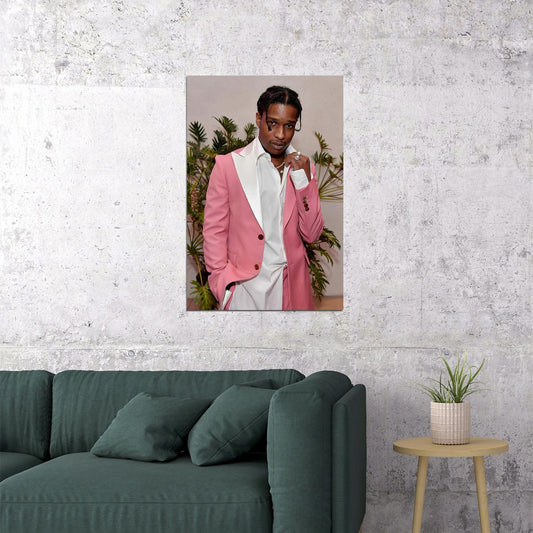Asap Rocky Long Live Rap Hip Hop Music Album Poster Wall Art Print Home Wall Decor - xonomax