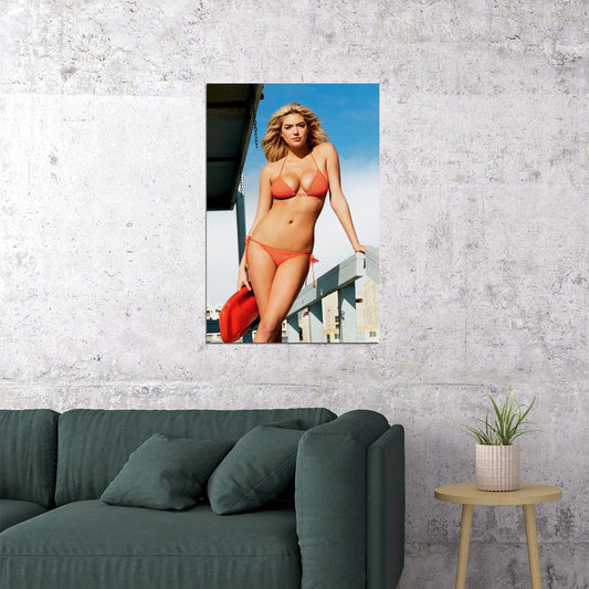 Kate Upton Sexy Model Star Actor Poster Wall Art Print Home Wall Decor - xonomax