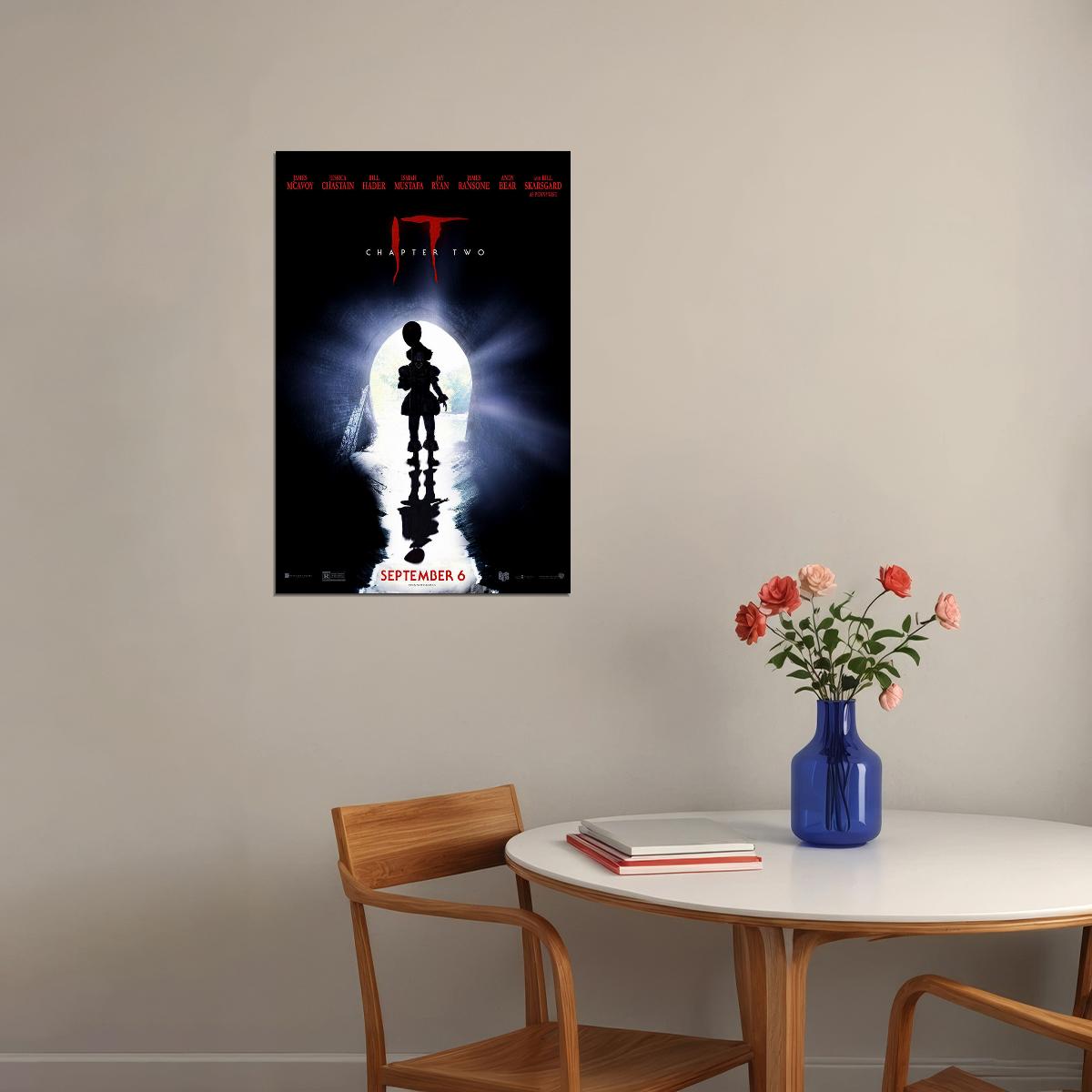 It Chapter 2 Two Movie 2019 Stephen King Horror Poster Wall Art Print Home Wall Decor - xonomax