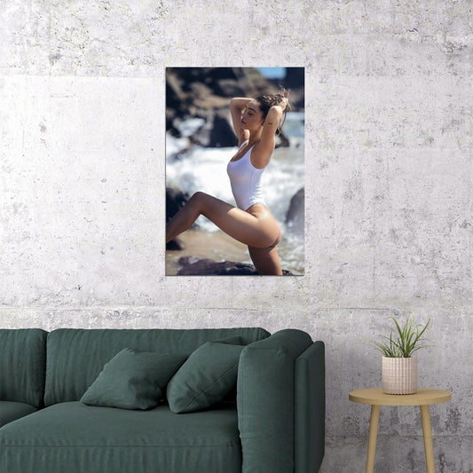 Alexis Ren Sexy Model Hot Girl Star Fashion Poster Wall Art Print Home Wall Decor - xonomax