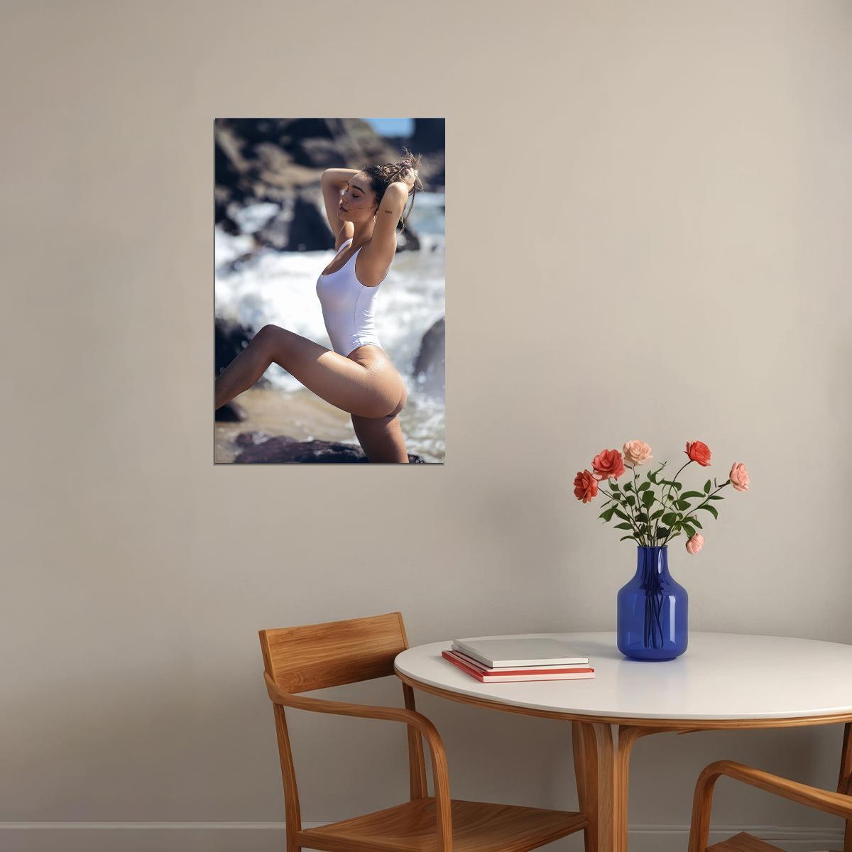Alexis Ren Sexy Model Hot Girl Star Fashion Poster Wall Art Print Home Wall Decor - xonomax
