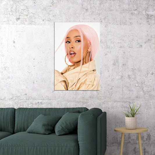 Doja Cat Hip Hop Rap Sexy Singer Star Songwriter Poster Wall Art Print Home Wall Decor - xonomax