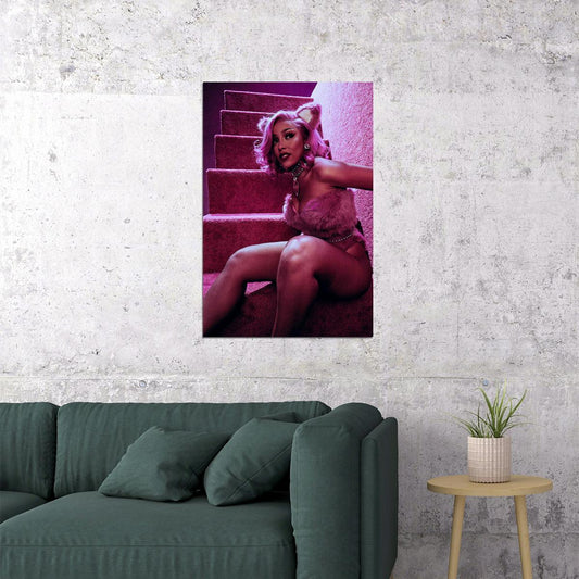 Doja Cat Hip Hop Rap Sexy Singer Star Rapper Poster Wall Art Print Home Wall Decor - xonomax