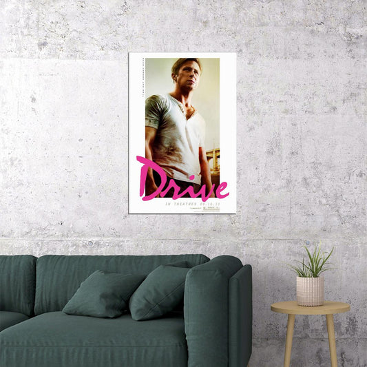 Drive Classic Movie Ryan Gosling Film Poster Wall Art Print Home Wall Decor - xonomax