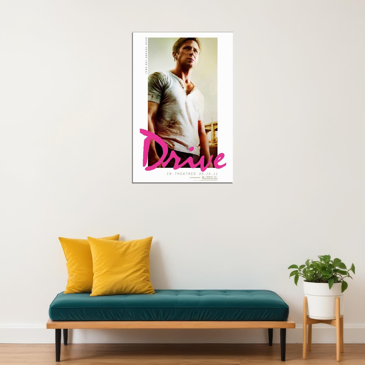 Drive Classic Movie Ryan Gosling Film Poster Wall Art Print Home Wall Decor - xonomax