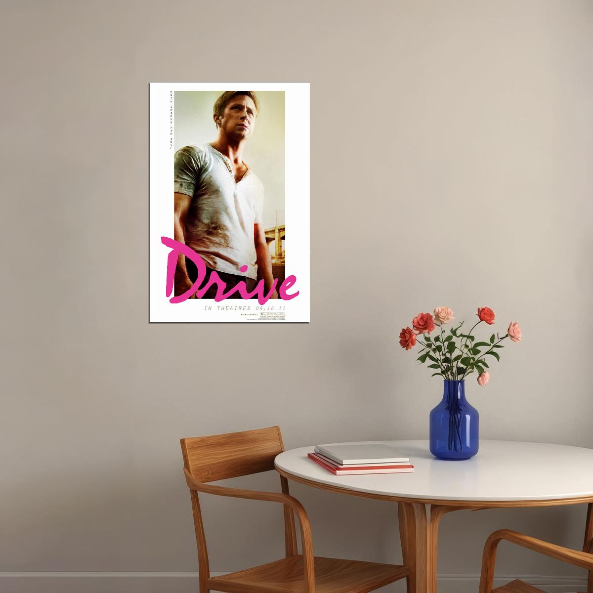 Drive Classic Movie Ryan Gosling Film Poster Wall Art Print Home Wall Decor - xonomax