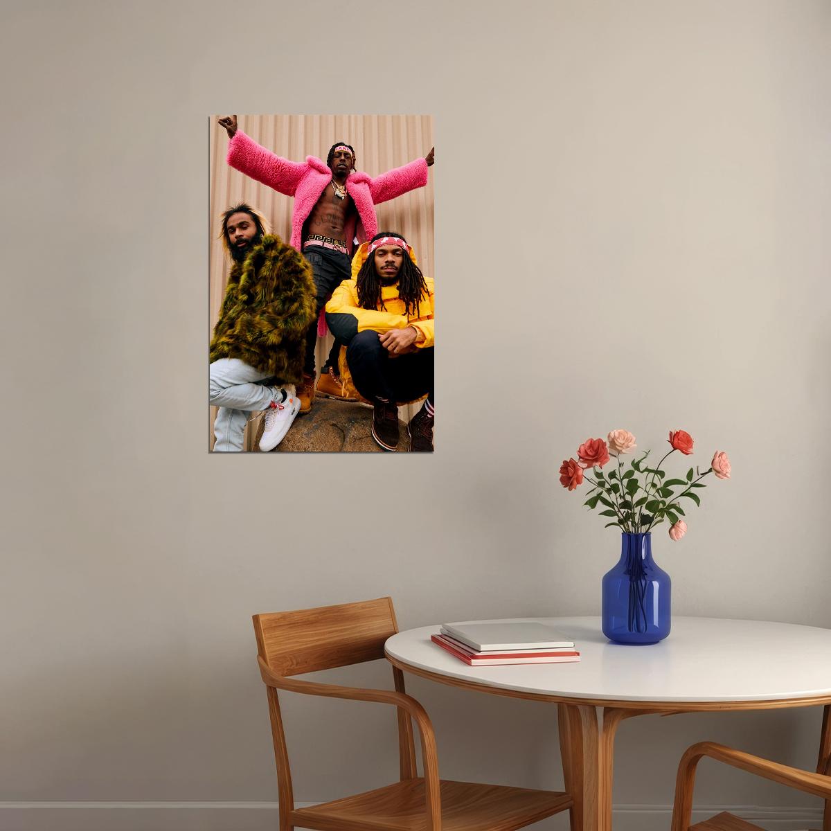 Flatbush Zombies Hip Hop Group Music Singer Star Poster Wall Art Print Home Wall Decor - xonomax