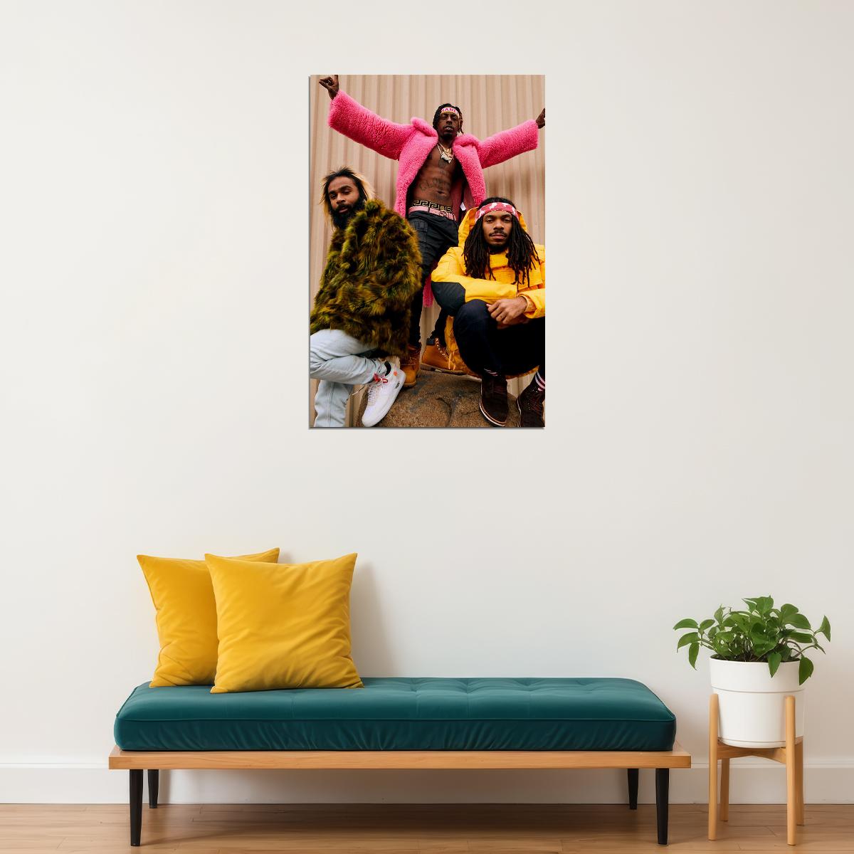 Flatbush Zombies Hip Hop Group Music Singer Star Poster Wall Art Print Home Wall Decor - xonomax