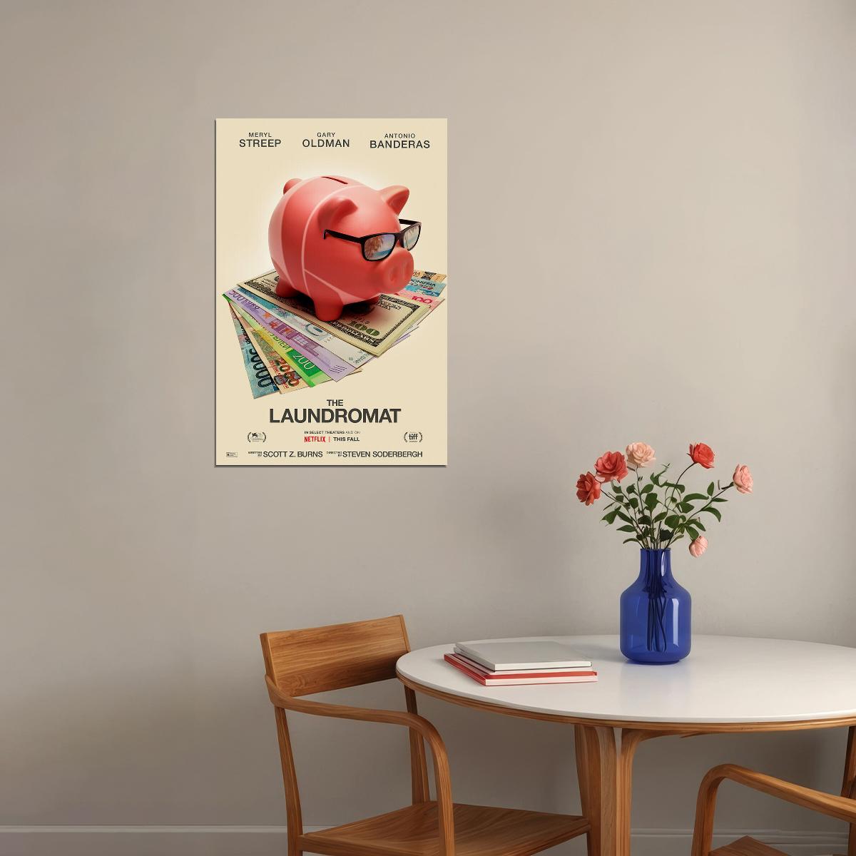 The Laundromat Movie Gary Oldman Melissa Rauch Poster Wall Art Print Home Wall Decor - xonomax