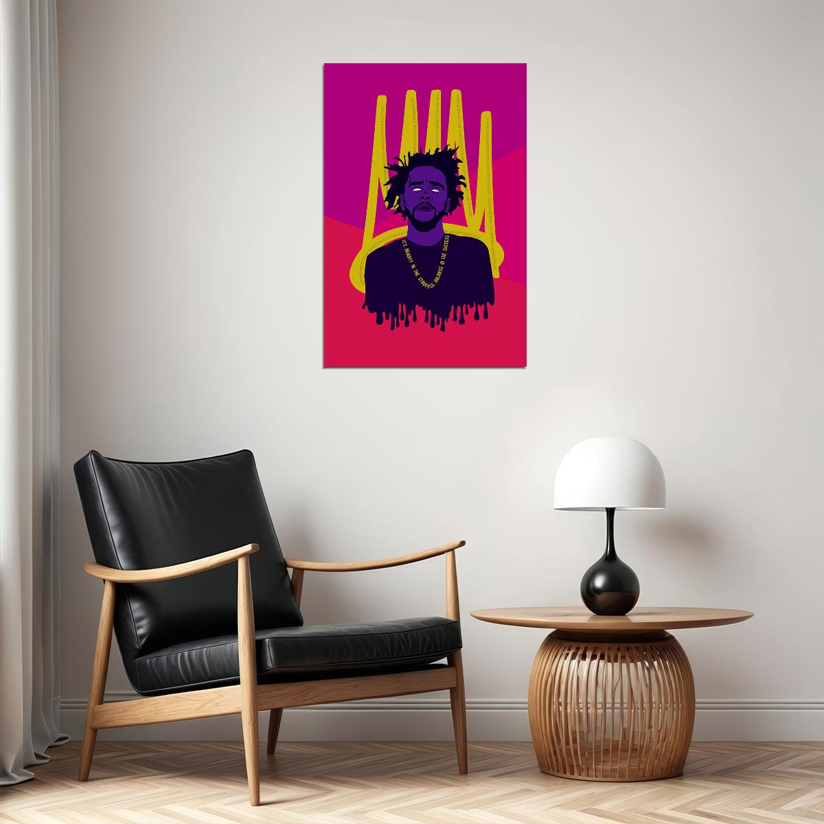 J Cole Rap Hip Hop Music Singer Star Poster Wall Art Print Home Wall Decor - xonomax