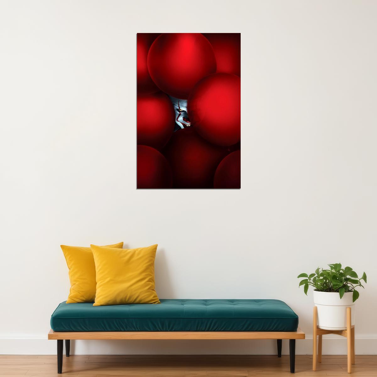 It Chapter 2 Pennywise Stephen King Horror 2019 Movie Poster Wall Art Print Home Wall Decor - xonomax