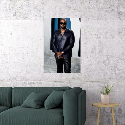 Kanye West Rapper Hip Hop Music Star Time Fashion Poster Wall Art Print Home Wall Decor - xonomax