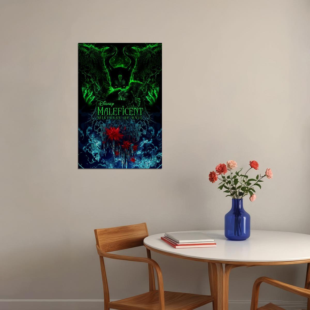 Maleficent Mistress Of Evil Movie 2019 Drama Poster Wall Art Print Home Wall Decor - xonomax