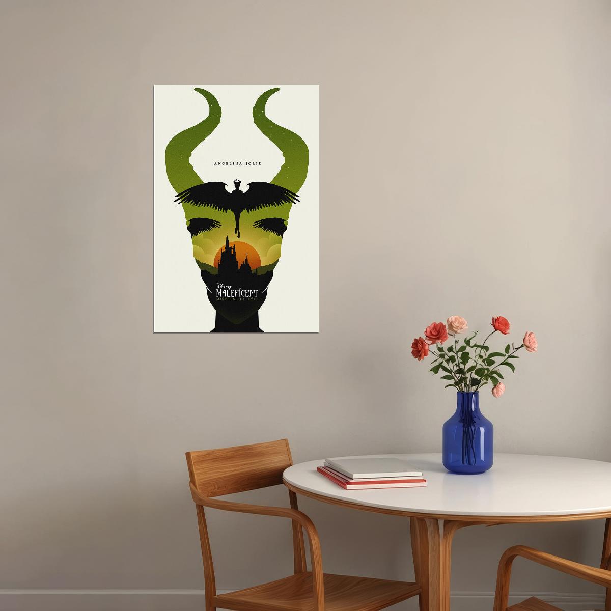 Maleficent Mistress Of Evil Movie 2019 Action Poster Wall Art Print Home Wall Decor - xonomax