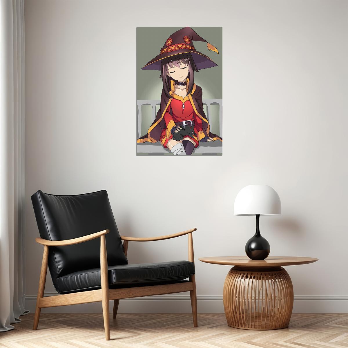 Megumin Konosuba Anime Movie Comedy Action Poster Wall Art Print Home Wall Decor