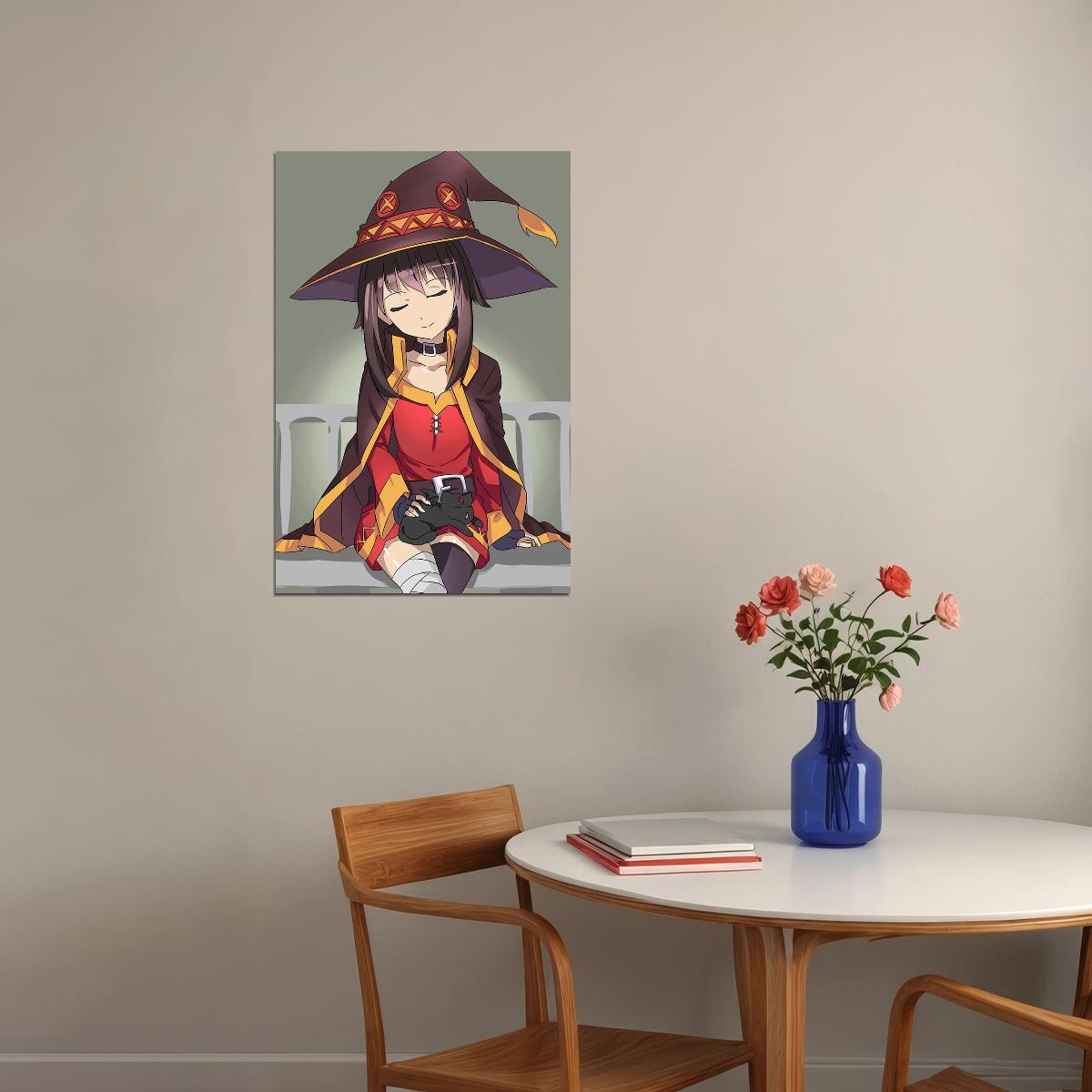 Megumin Konosuba Anime Movie Comedy Action Poster Wall Art Print Home Wall Decor