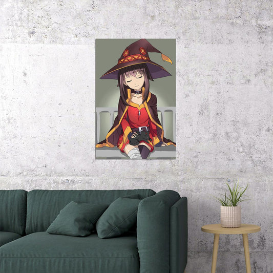 Megumin Konosuba Anime Movie Comedy Action Poster Wall Art Print Home Wall Decor - xonomax