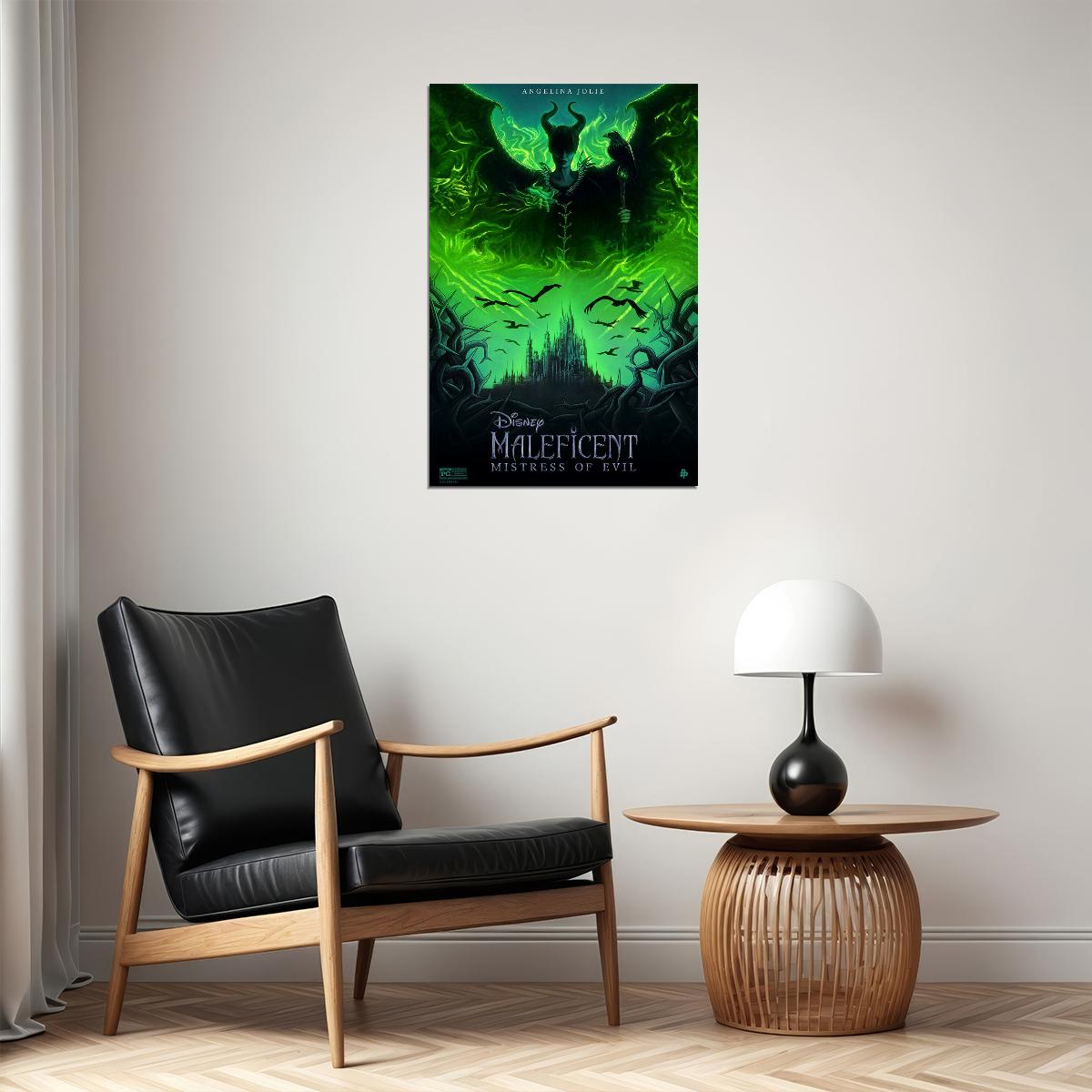 Maleficent Mistress Of Evil Movie 2019 Wizarder Poster Wall Art Print Home Wall Decor - xonomax