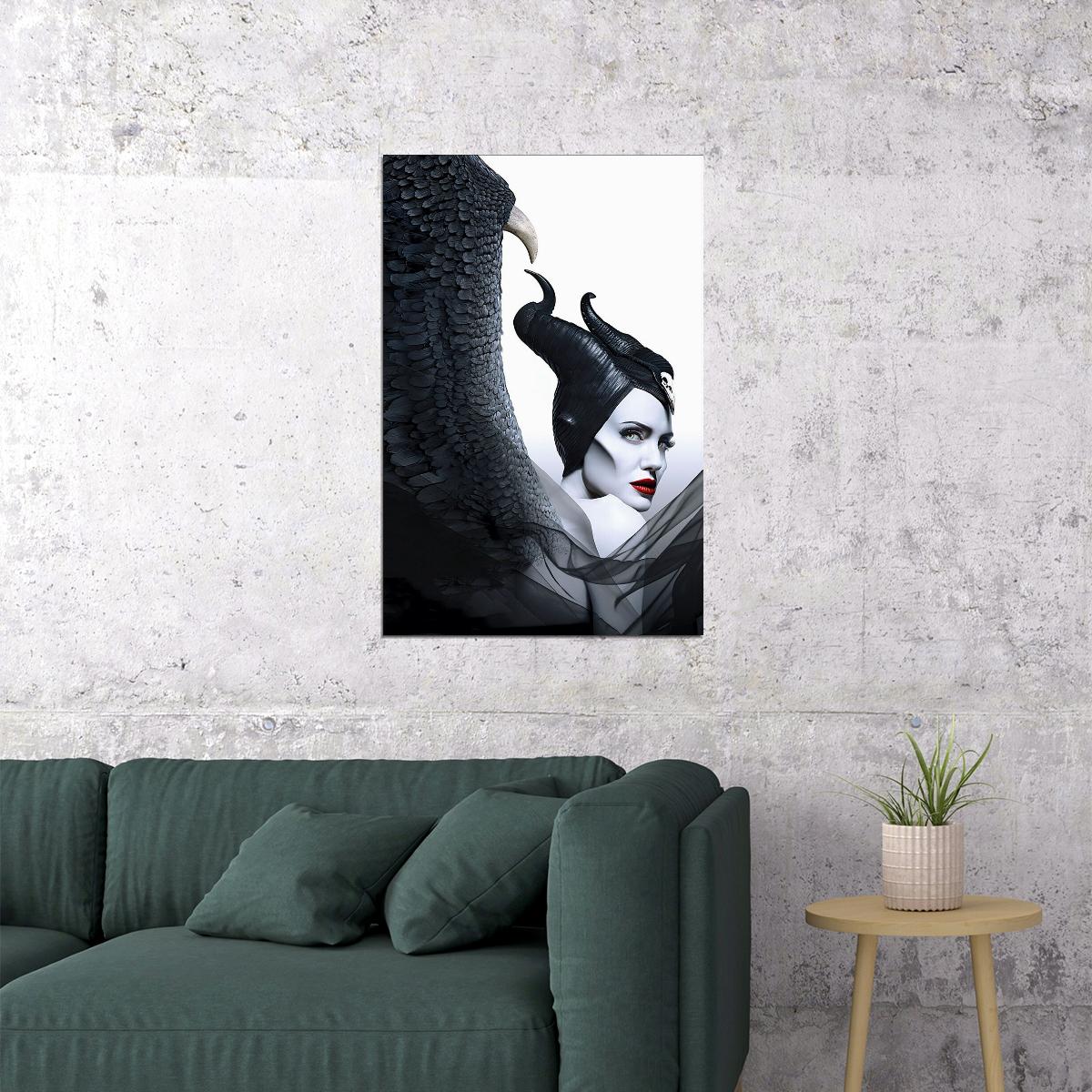 Maleficent Mistress Of Evil Movie 2019 Entertainment Poster Wall Art Print Home Wall Decor - xonomax