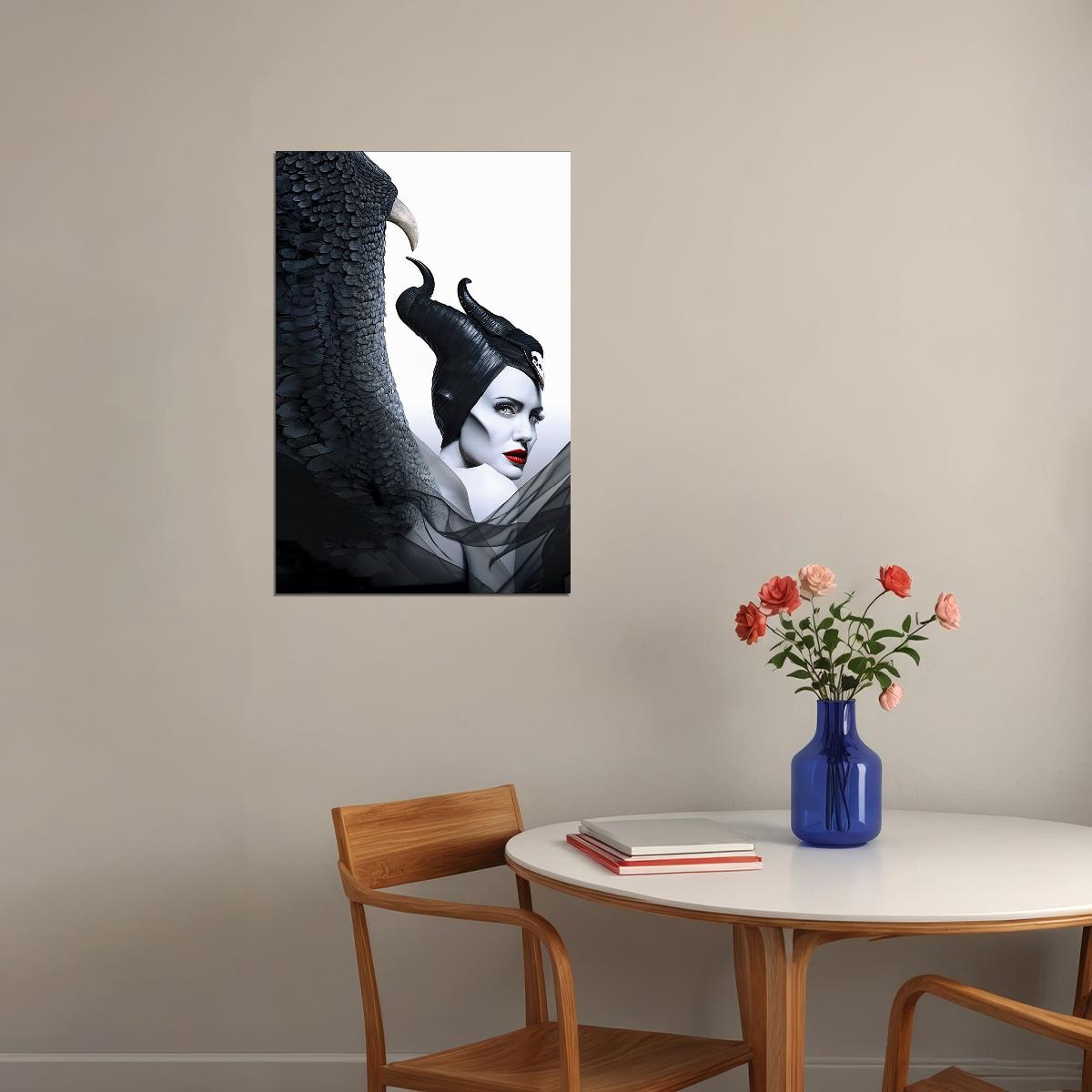 Maleficent Mistress Of Evil Movie 2019 Entertainment Poster Wall Art Print Home Wall Decor - xonomax