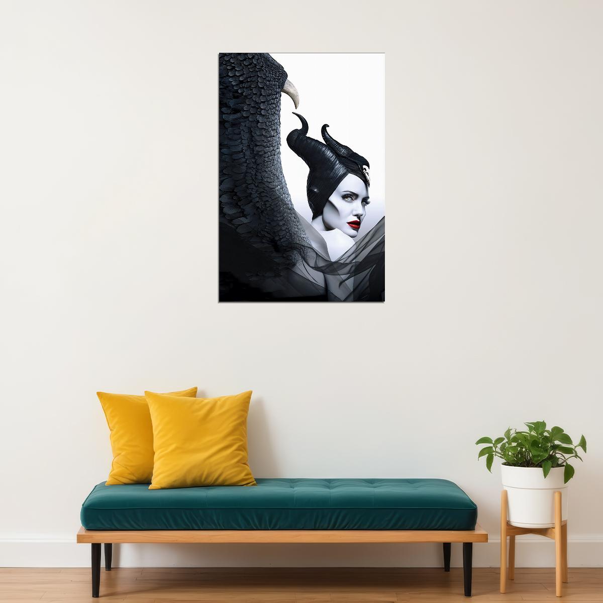 Maleficent Mistress Of Evil Movie 2019 Entertainment Poster Wall Art Print Home Wall Decor - xonomax