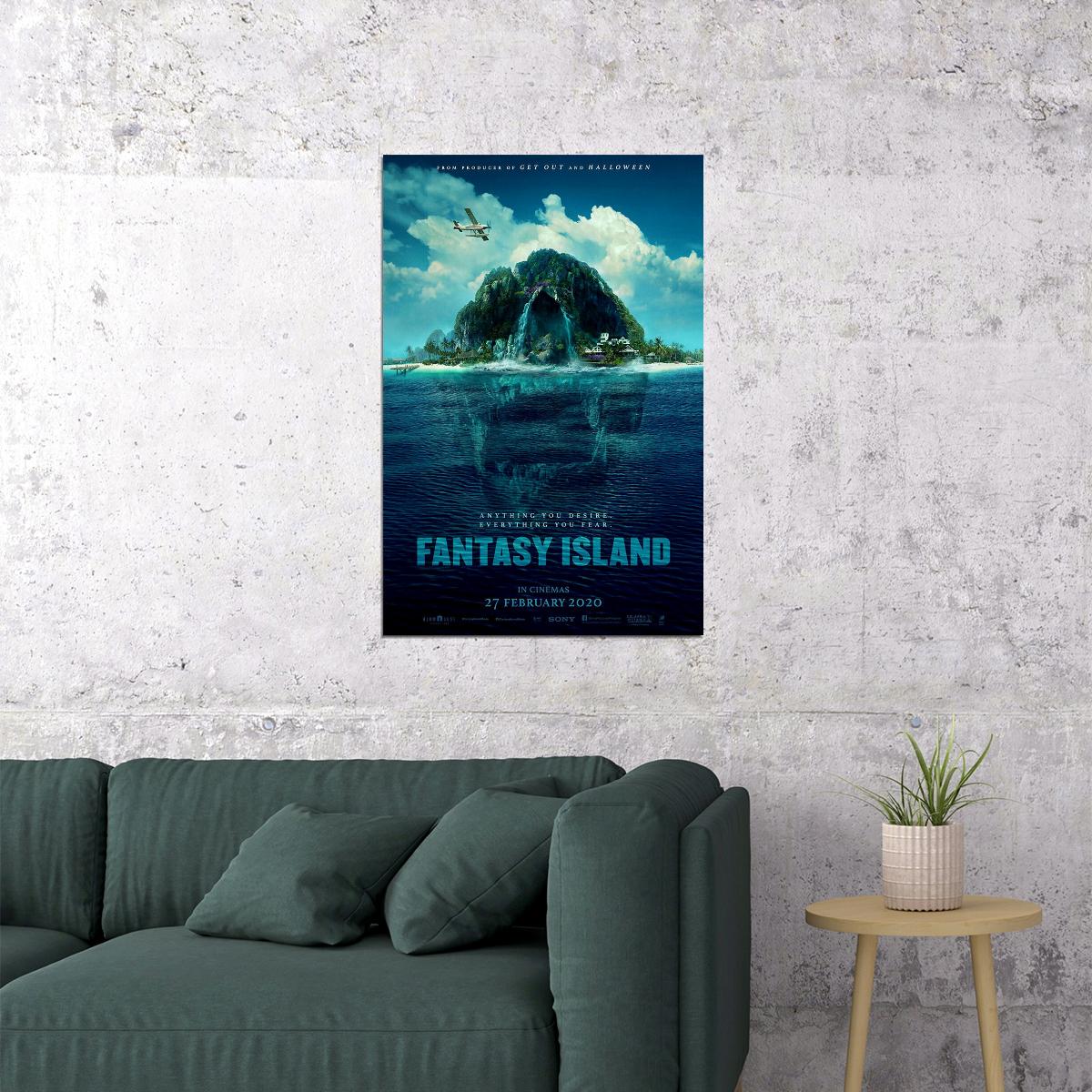 Fantasy Island Movie Adventure Action Fantasy Poster Wall Art Print Home Wall Decor - xonomax