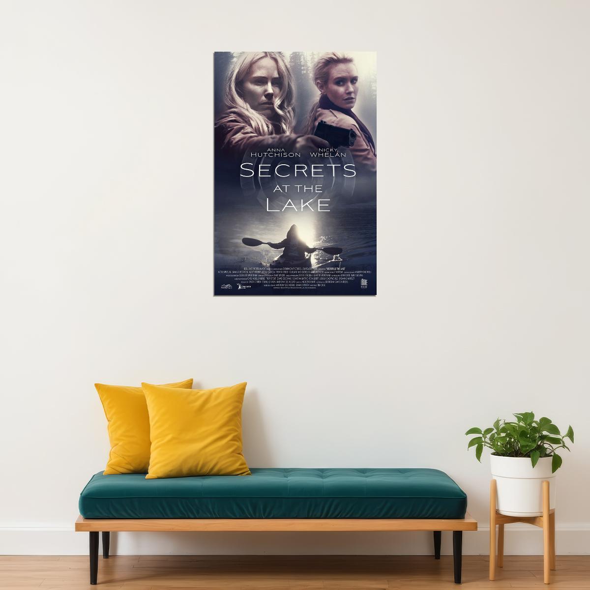 Secrets At The Lake Movie Horror Poster Wall Art Print Home Wall Decor - xonomax