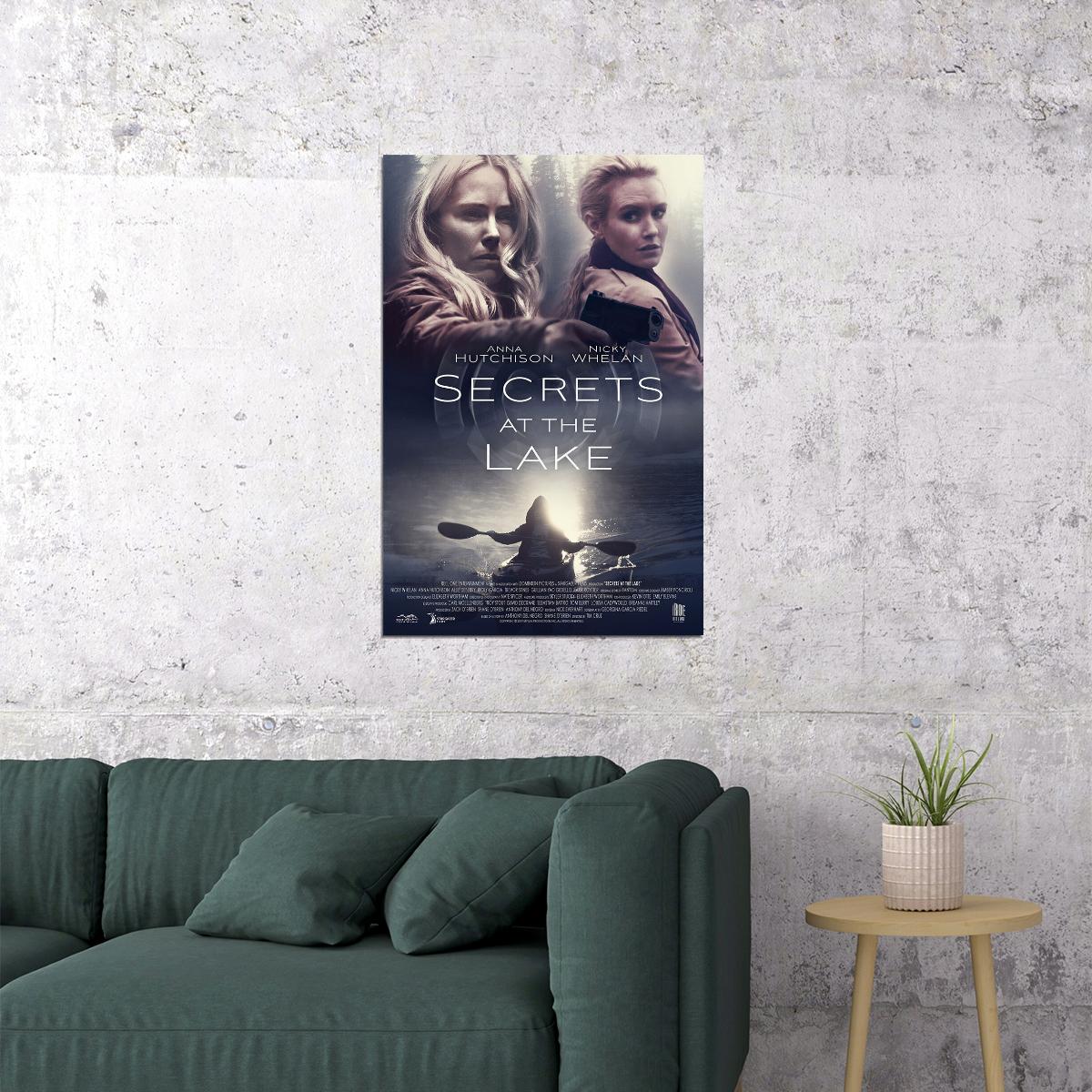 Secrets At The Lake Movie Horror Poster Wall Art Print Home Wall Decor - xonomax