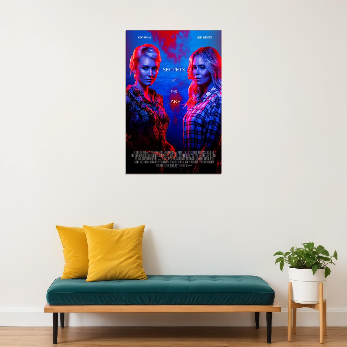 Secrets At The Lake Movie Thriller Poster Wall Art Print Home Wall Decor - xonomax