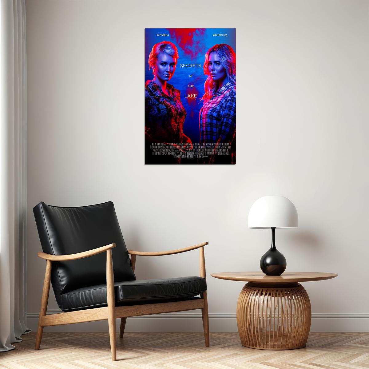 Secrets At The Lake Movie Thriller Poster Wall Art Print Home Wall Decor - xonomax