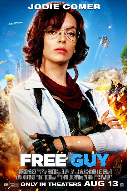 Free Guy Movie 2020 Action Comedy Poster Wall Art Print Home Wall Decor - xonomax