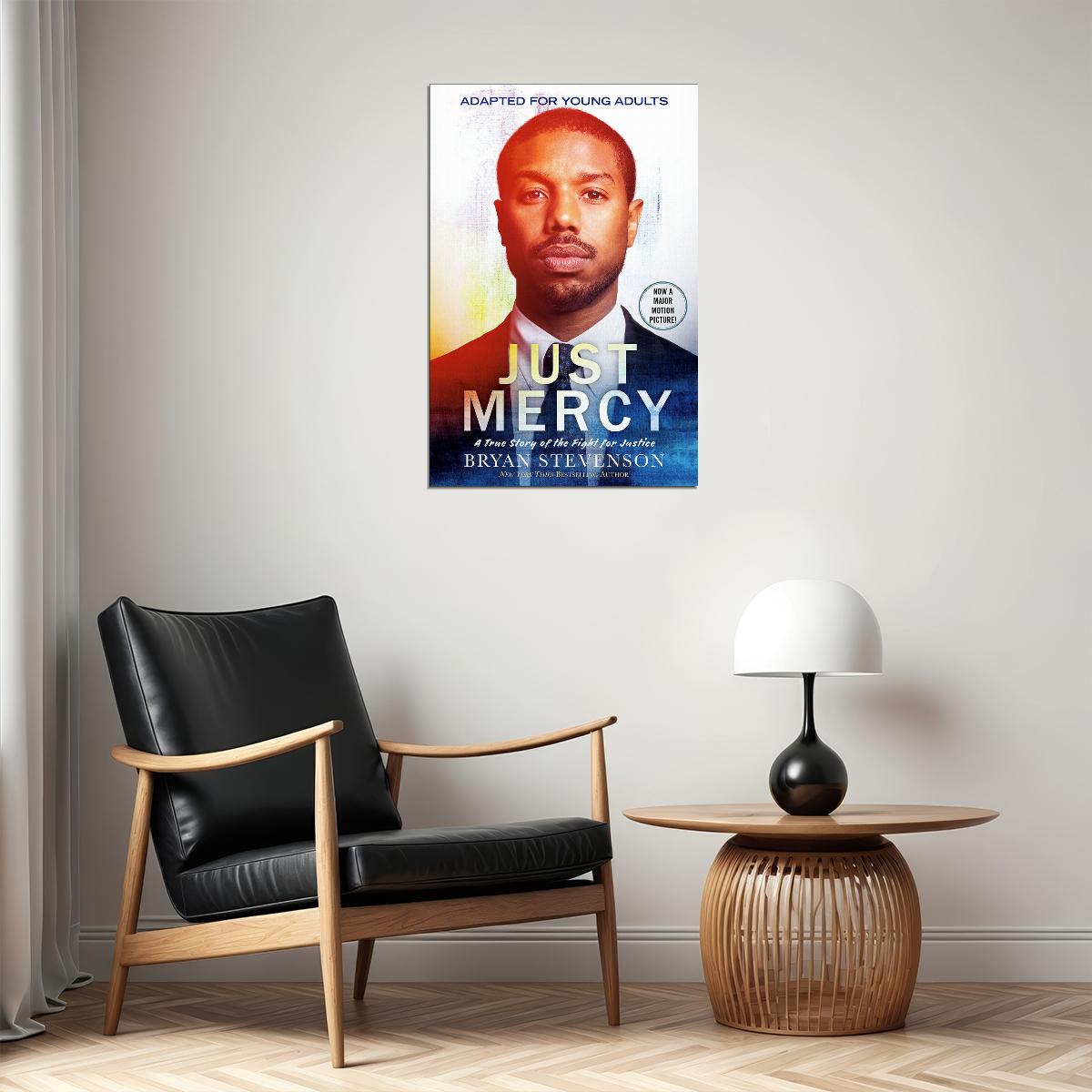 Just Mercy 2019 Movie Brie Larson Biography Crime Poster Wall Art Print Home Wall Decor - xonomax