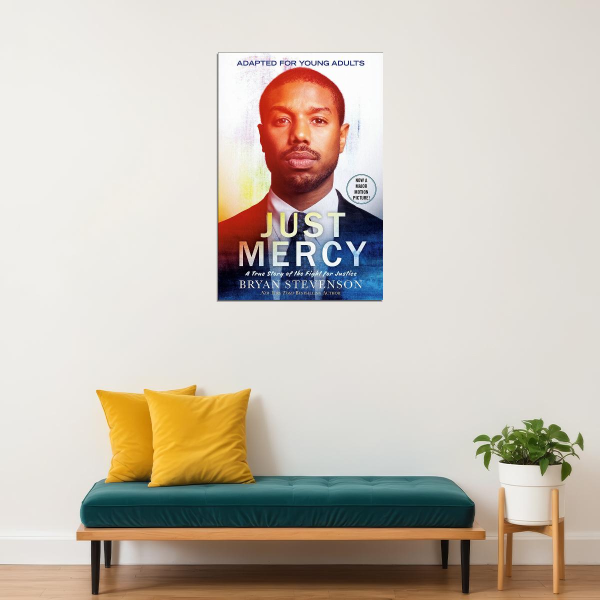 Just Mercy 2019 Movie Brie Larson Biography Crime Poster Wall Art Print Home Wall Decor - xonomax