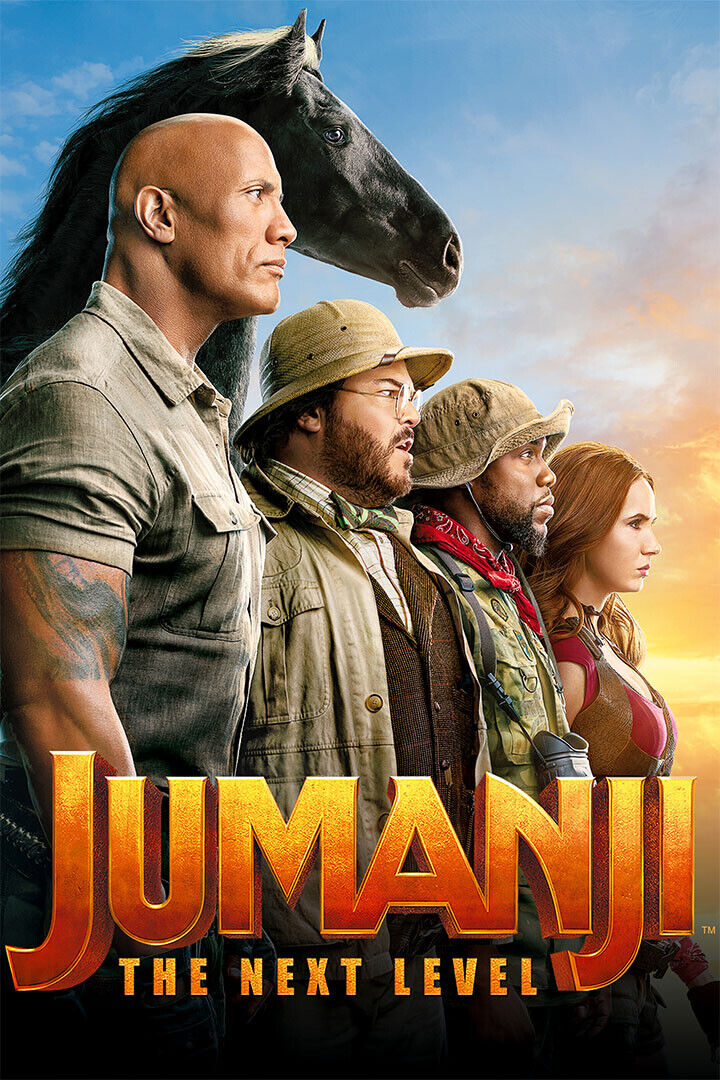 Jumanji 2020 Movie The Next Level Adventure Poster Wall Art Print Home Wall Decor - xonomax