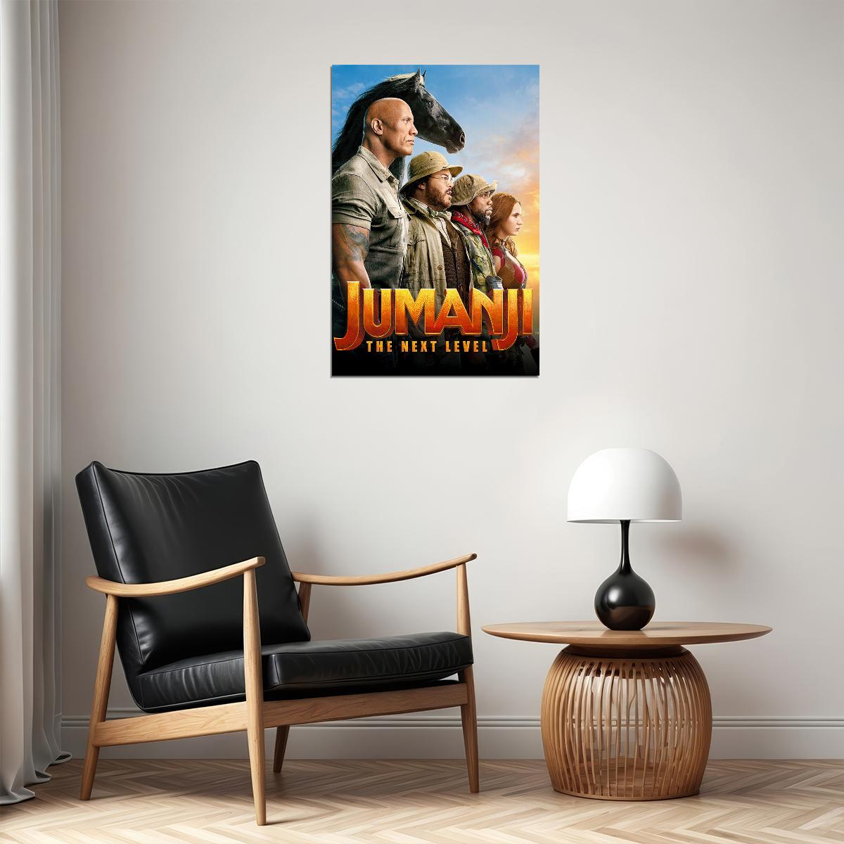 Jumanji 2020 Movie The Next Level Adventure Poster Wall Art Print Home Wall Decor - xonomax