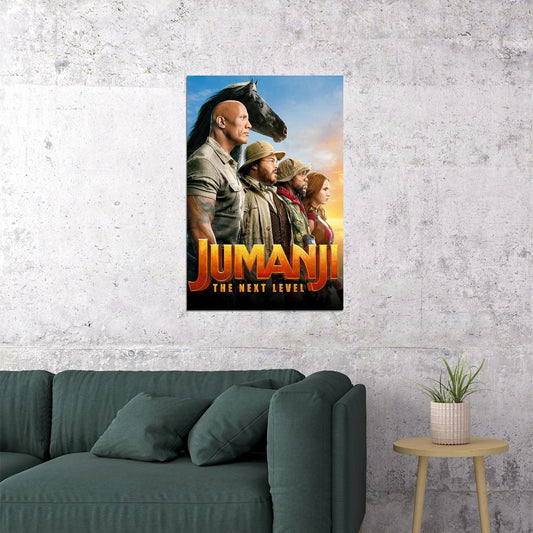 Jumanji 2020 Movie The Next Level Adventure Poster Wall Art Print Home Wall Decor - xonomax