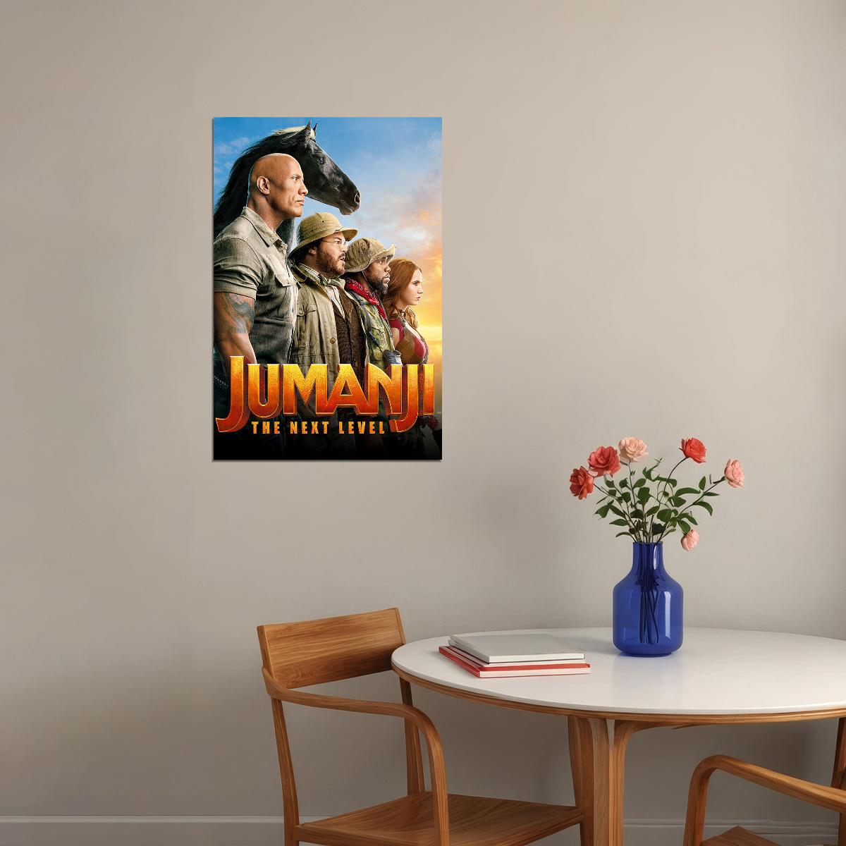 Jumanji 2020 Movie The Next Level Adventure Poster Wall Art Print Home Wall Decor - xonomax