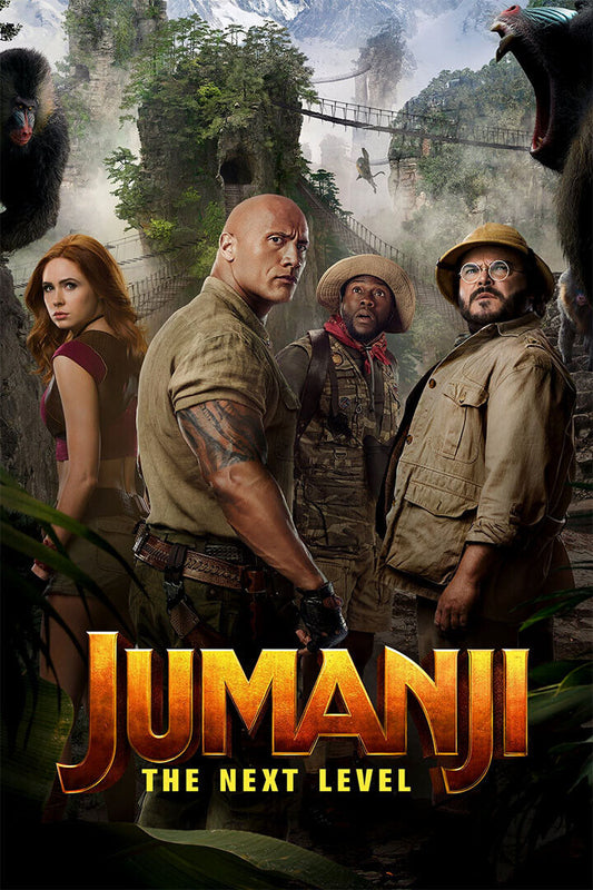 Jumanji 2020 Movie The Next Level Entertainment Poster Wall Art Print Home Wall Decor - xonomax