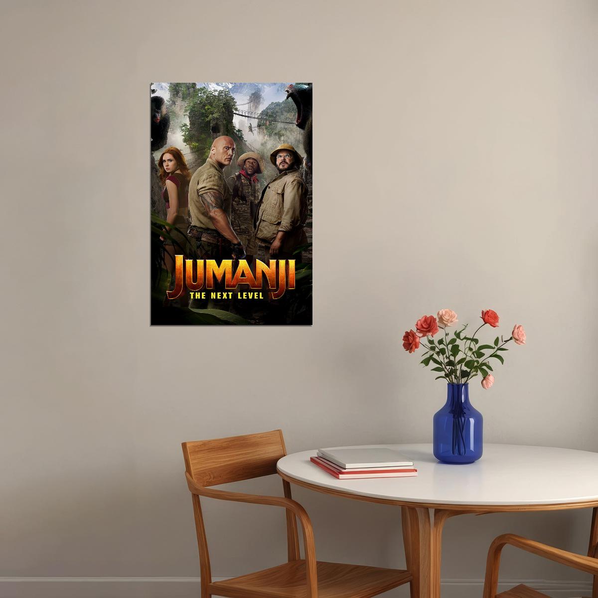 Jumanji 2020 Movie The Next Level Entertainment Poster Wall Art Print Home Wall Decor - xonomax
