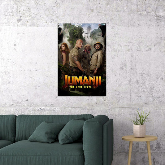 Jumanji 2020 Movie The Next Level Entertainment Poster Wall Art Print Home Wall Decor - xonomax