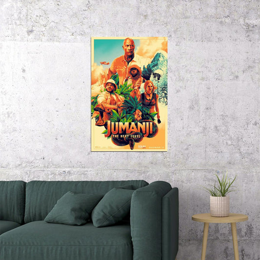 Jumanji 2020 Movie The Next Level Adventure Poster Wall Art Print Home Wall Decor - xonomax