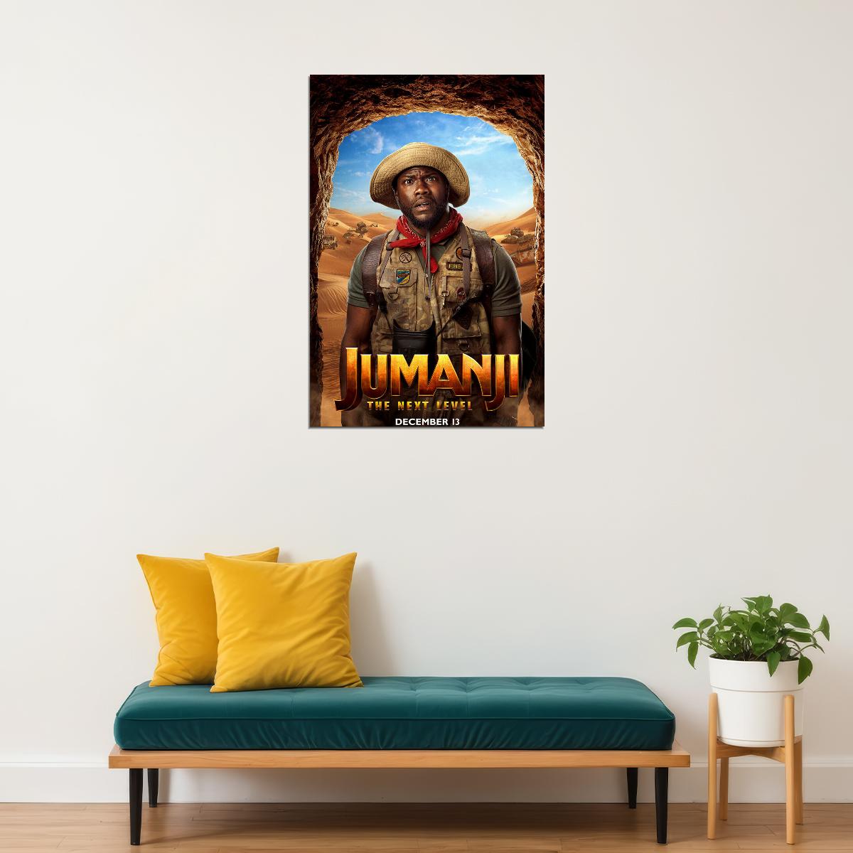 Jumanji 2020 Movie The Next Level Comedy Action Poster Wall Art Print Home Wall Decor - xonomax