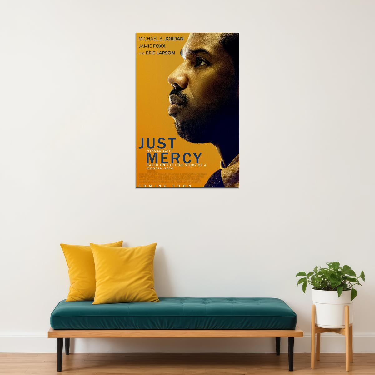 Just Mercy Movie 2019 Brie Larson Action Poster Wall Art Print Home Wall Decor - xonomax