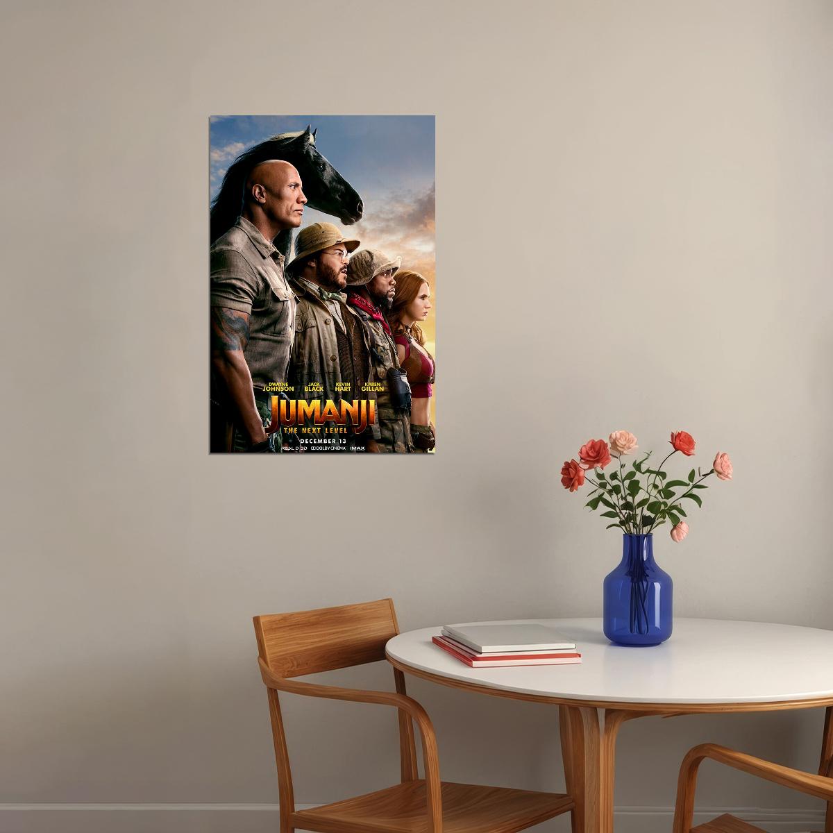 Jumanji 2020 Movie The Next Level Adventure Poster Wall Art Print Home Wall Decor - xonomax