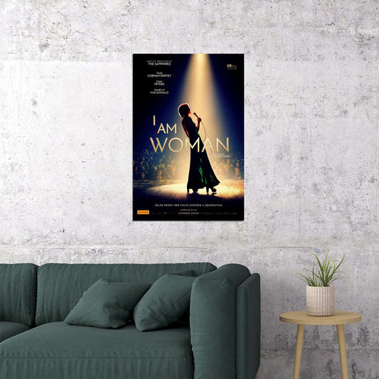 I Am Woman Movie 2020 Biography Drama Music Poster Wall Art Print Home Wall Decor - xonomax