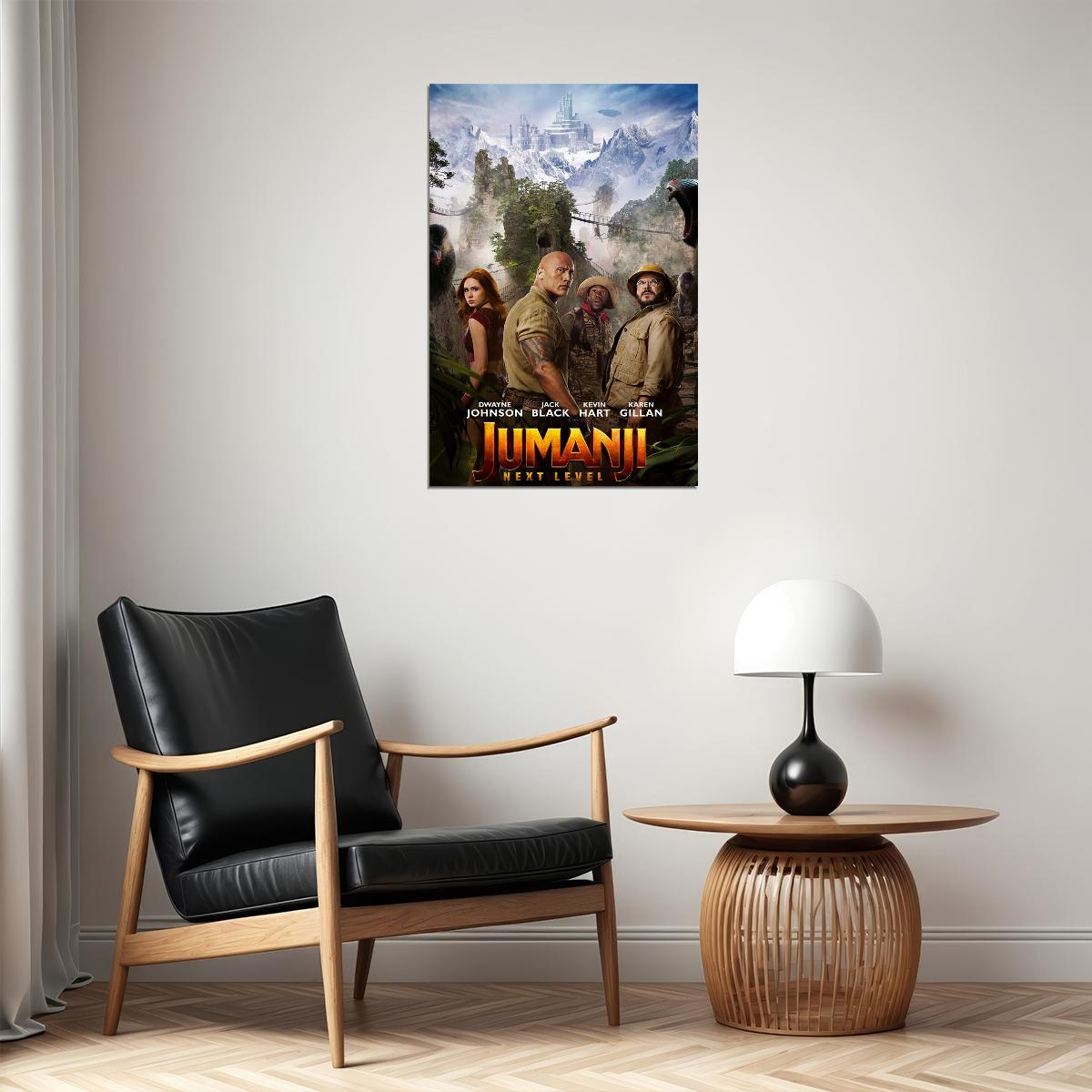 Jumanji 2020 Movie The Next Level Comedy Action Poster Wall Art Print Home Wall Decor - xonomax